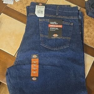 Dickies Men's Regular Fit Straight Leg Jeans - Blue